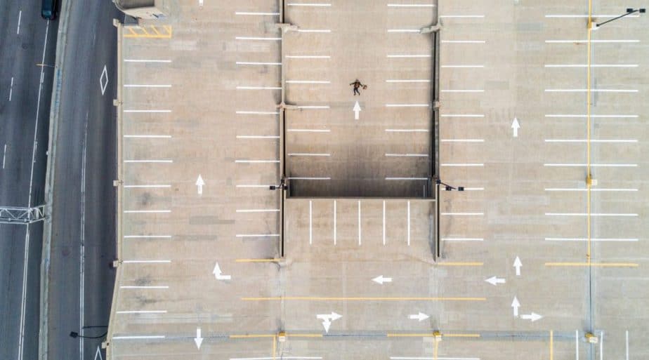 Roof Top Car Park Line Marking